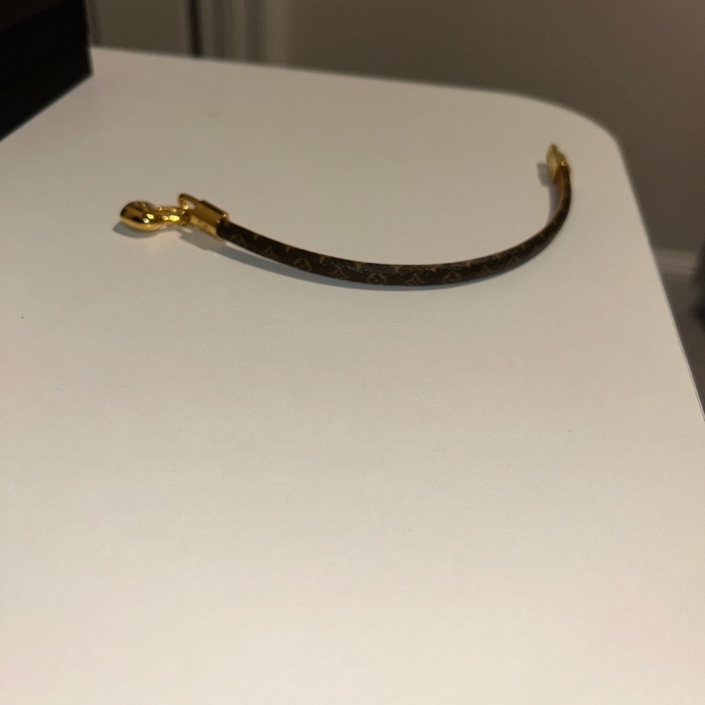 Louis Vuitton Monogram Brown and Gold Bracelet